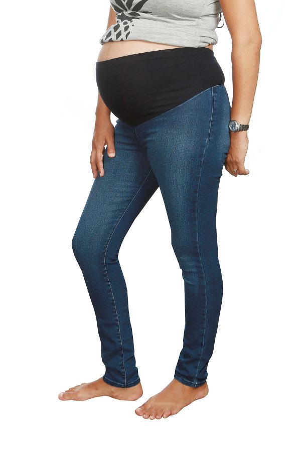 Jeans para Embarazo Corte Alto - La de Conita