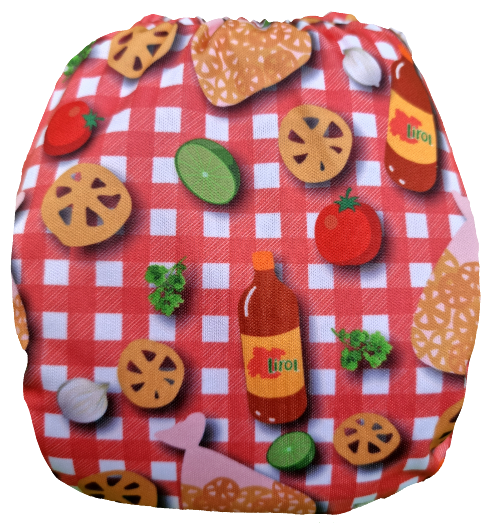 Pañal Tela Petit Lulu Talla L - Lavable, Reutilizable, Robots, Hecho En UE